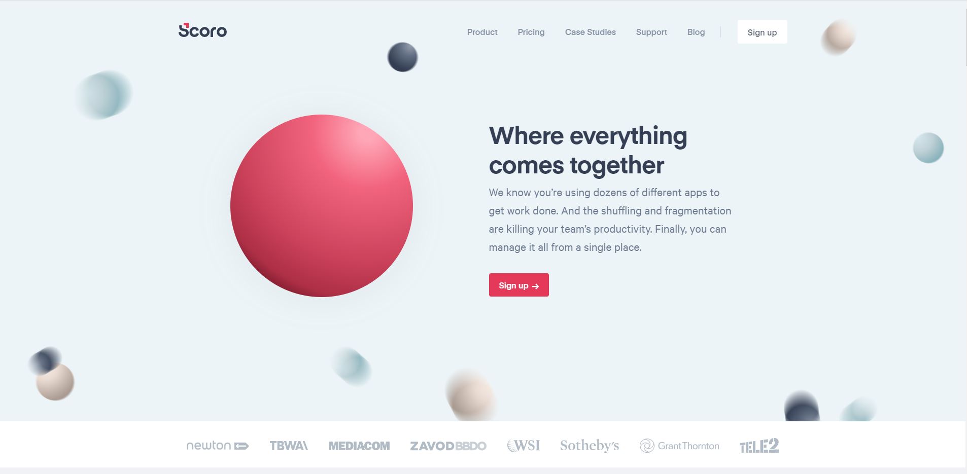 Scoro screenshot
