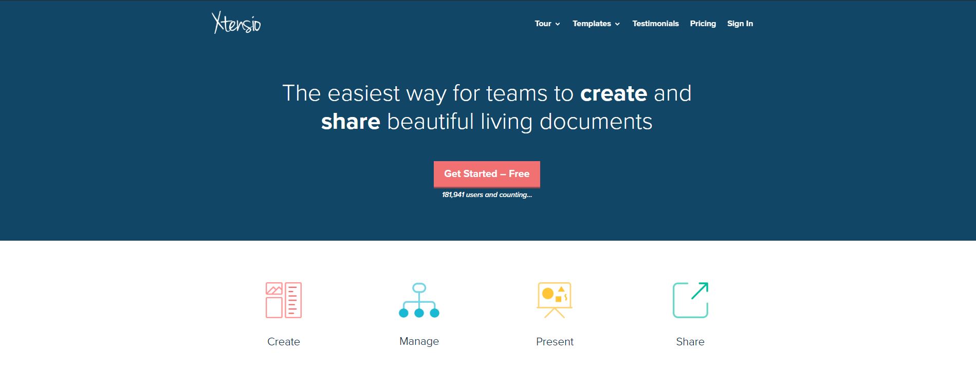 Xtensio screenshot